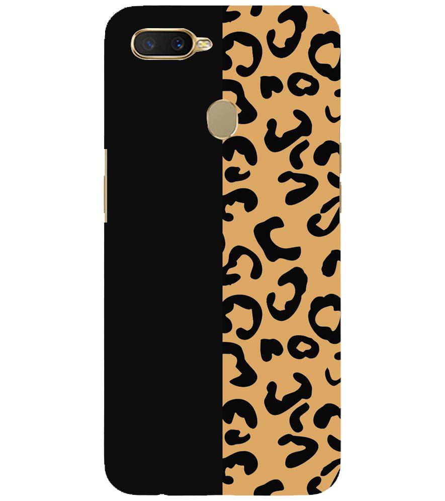 PS1315-Animal Black Pattern Back Cover for Oppo A11K