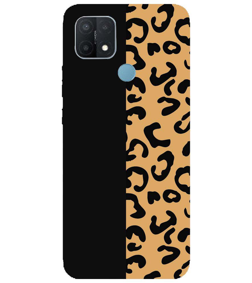 PS1315-Animal Black Pattern Back Cover for Oppo A15 and Oppo A15s