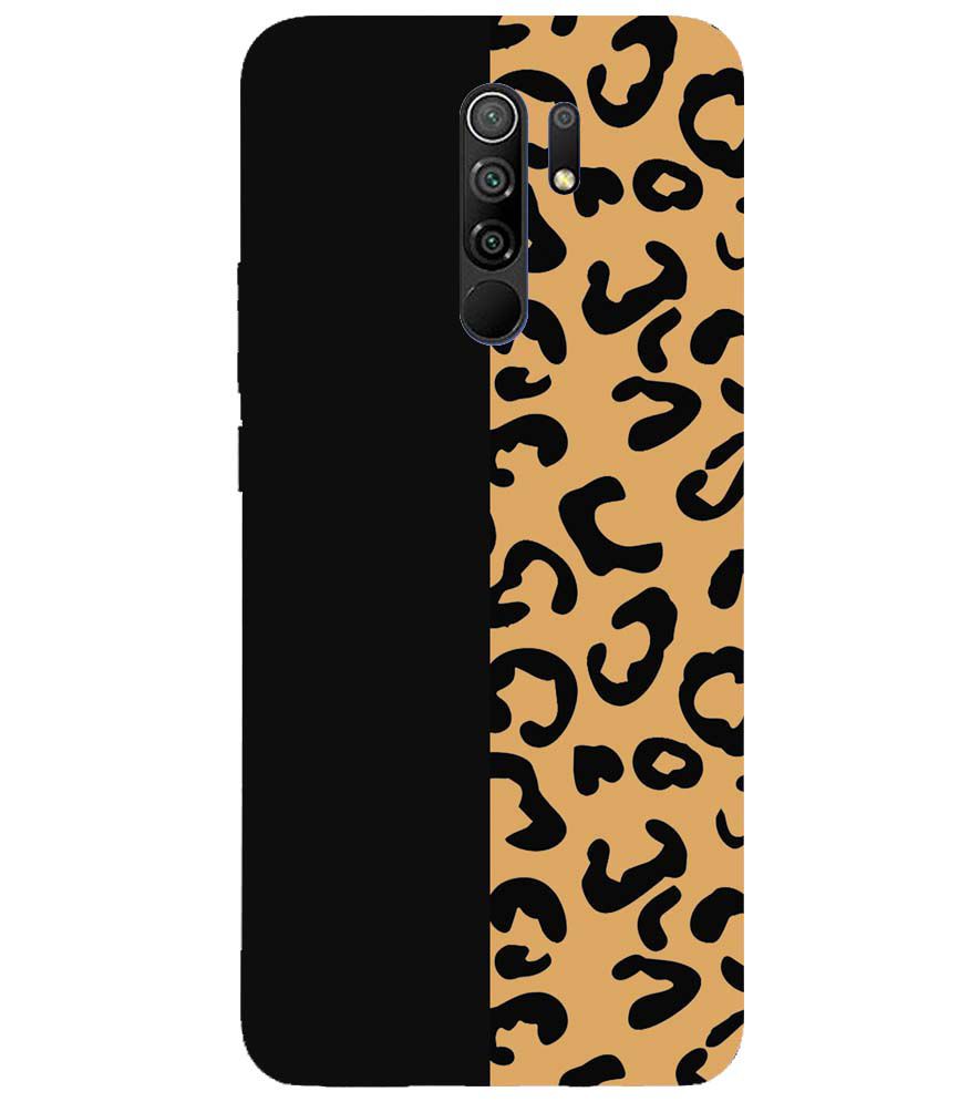 PS1315-Animal Black Pattern Back Cover for Xiaomi Poco M2