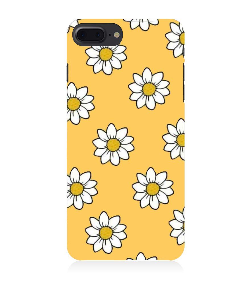 PS1316-White Sunflower Back Cover for Apple iPhone 7 Plus