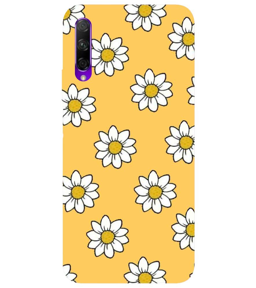 PS1316-White Sunflower Back Cover for Honor 9X Pro