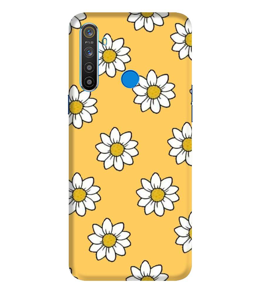 PS1316-White Sunflower Back Cover for Realme Narzo 10