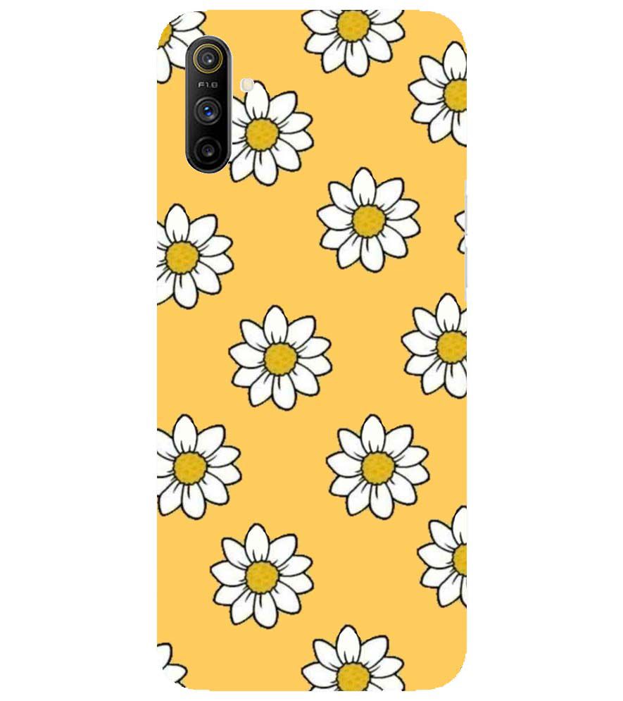 PS1316-White Sunflower Back Cover for Realme Narzo 10A