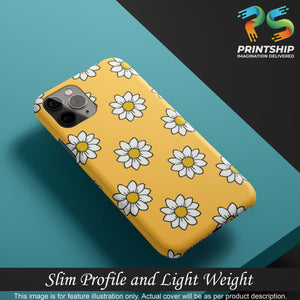 PS1316-White Sunflower Back Cover for Oppo F17 Pro-Image4