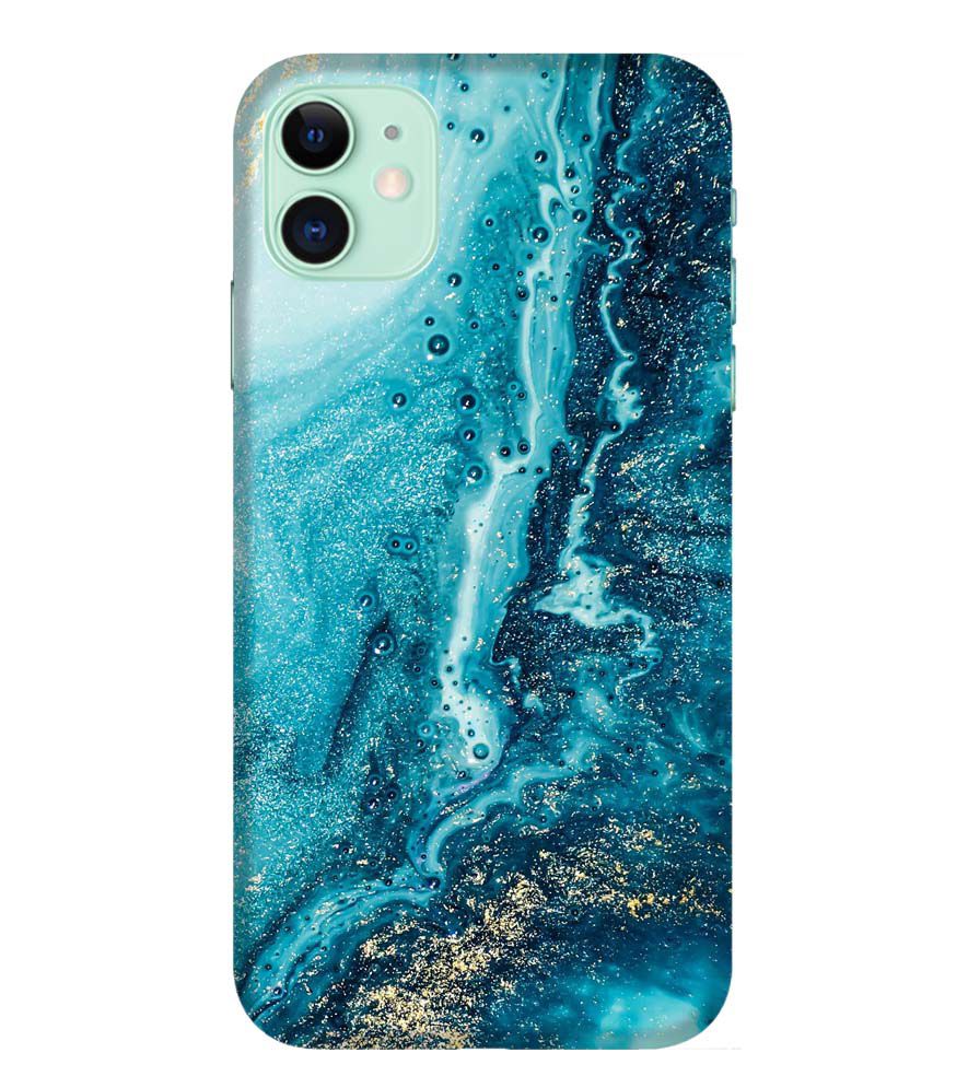 PS1317-Blue Marbles Back Cover for Apple iPhone 11