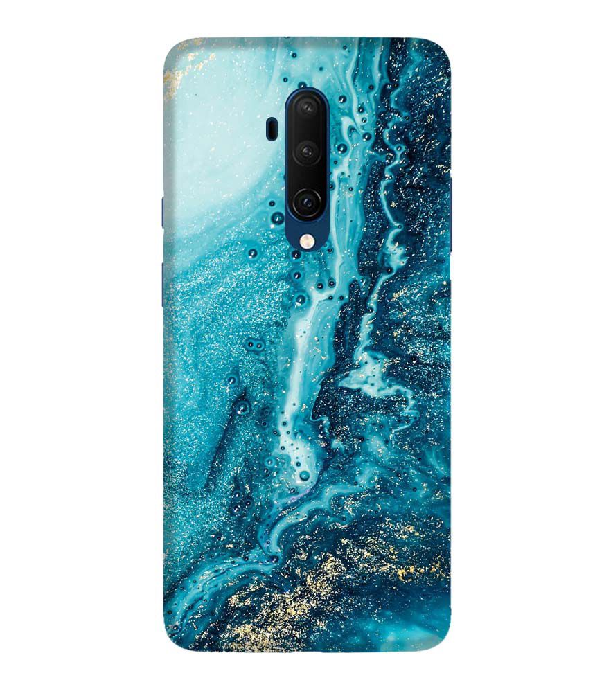 PS1317-Blue Marbles Back Cover for OnePlus 7T Pro