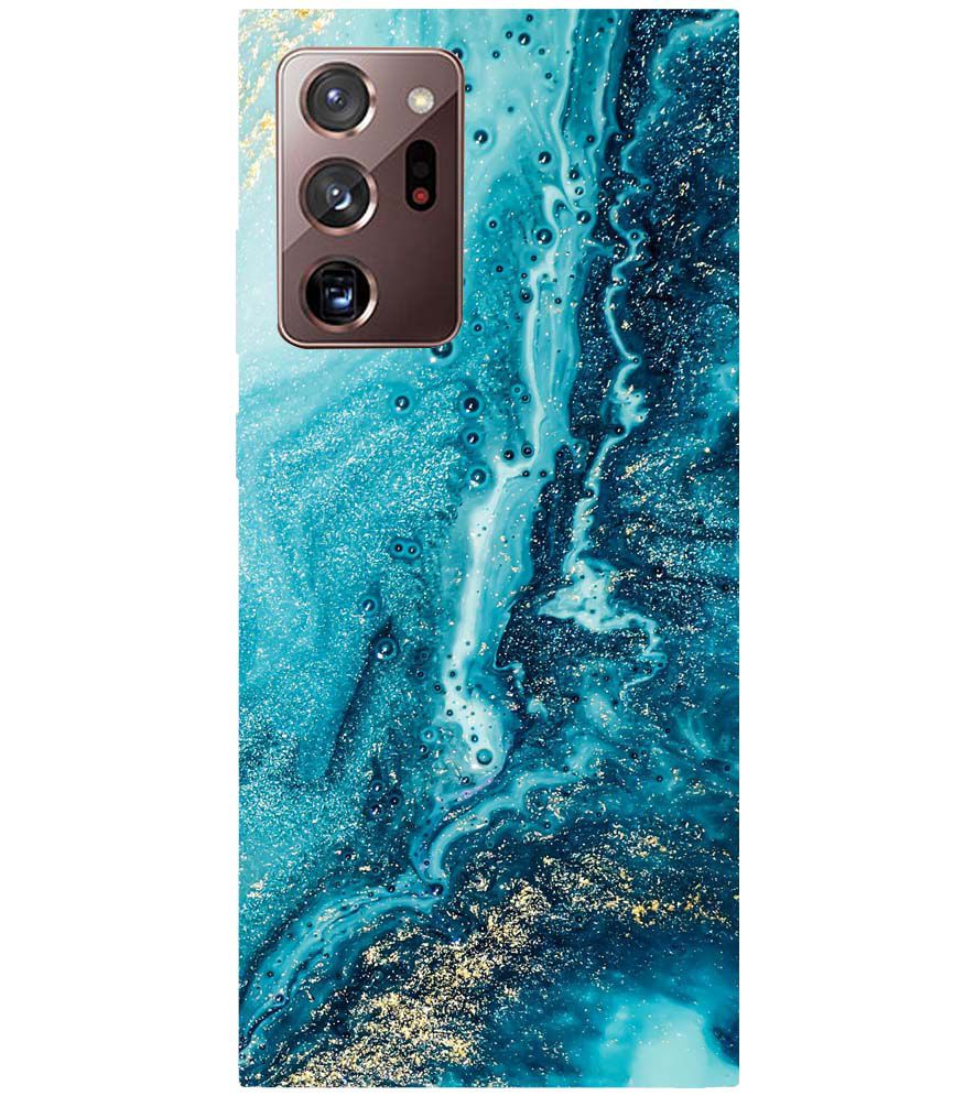 PS1317-Blue Marbles Back Cover for Samsung Galaxy Note20 Ultra