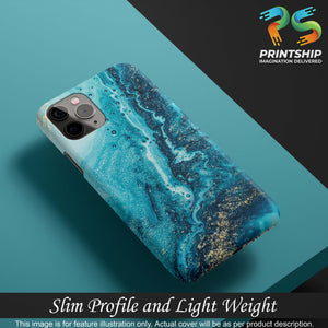PS1317-Blue Marbles Back Cover for Oppo A52-Image4