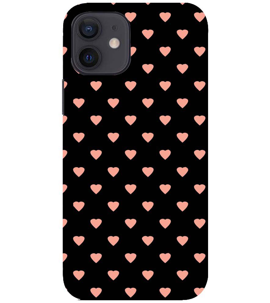 PS1318-Hearts All Over Back Cover for Apple iPhone 12