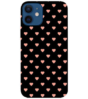 PS1318-Hearts All Over Back Cover for Apple iPhone 12 Mini