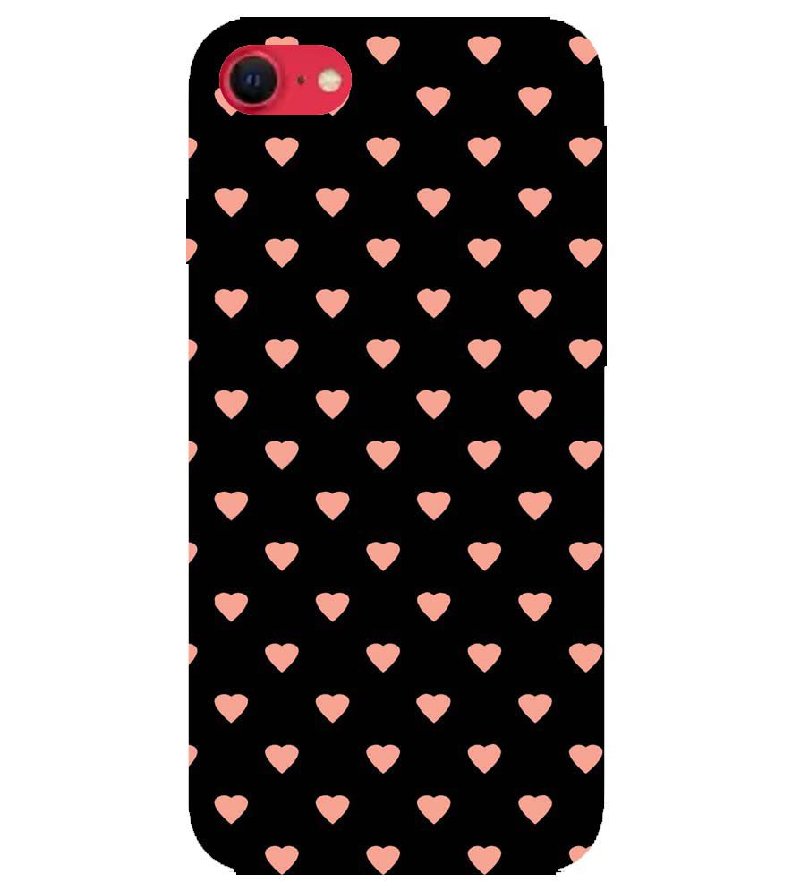 PS1318-Hearts All Over Back Cover for Apple iPhone SE (2020)