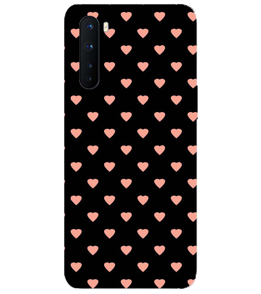 PS1318-Hearts All Over Back Cover for OnePlus Nord