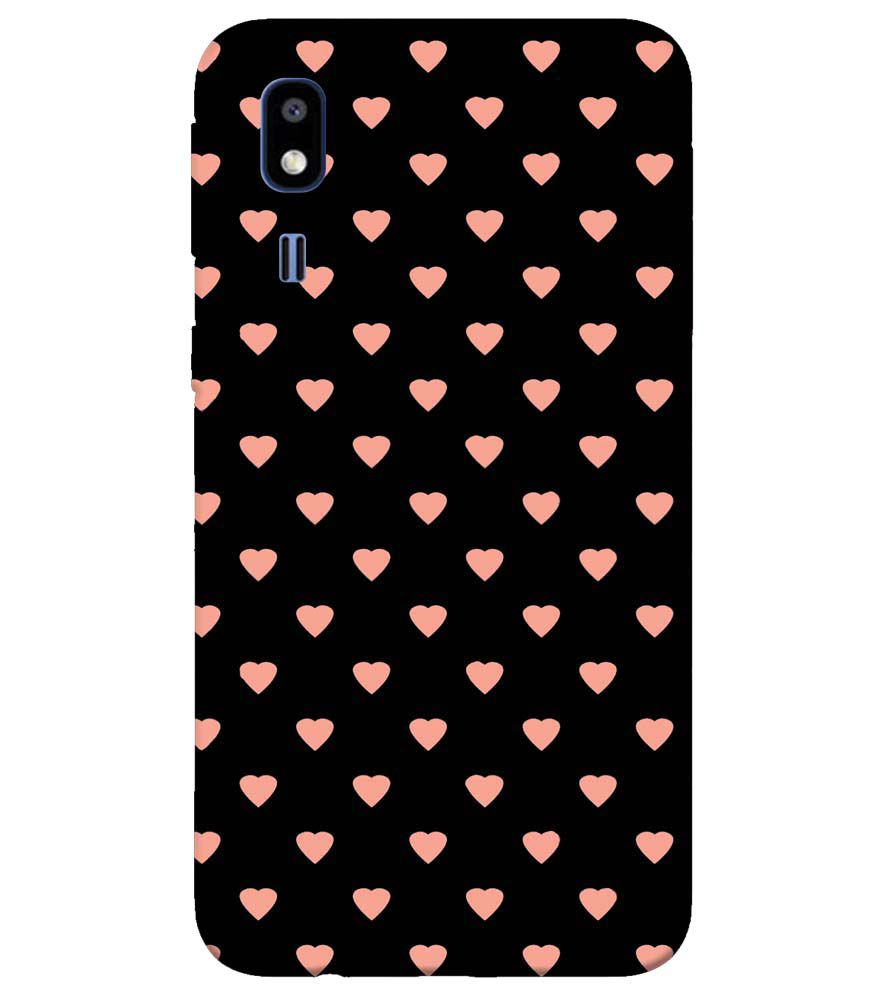 PS1318-Hearts All Over Back Cover for Samsung Galaxy A2 Core
