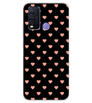 PS1318-Hearts All Over Back Cover for Vivo Y50