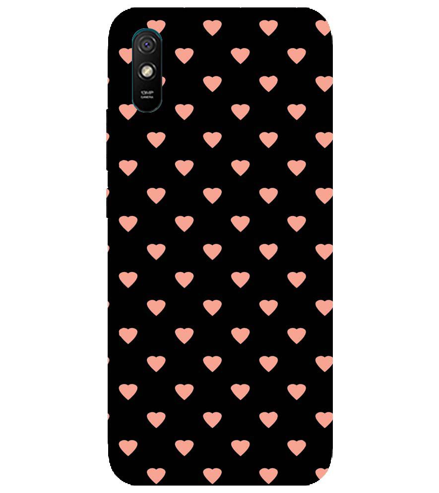 PS1318-Hearts All Over Back Cover for Xiaomi Redmi 9i