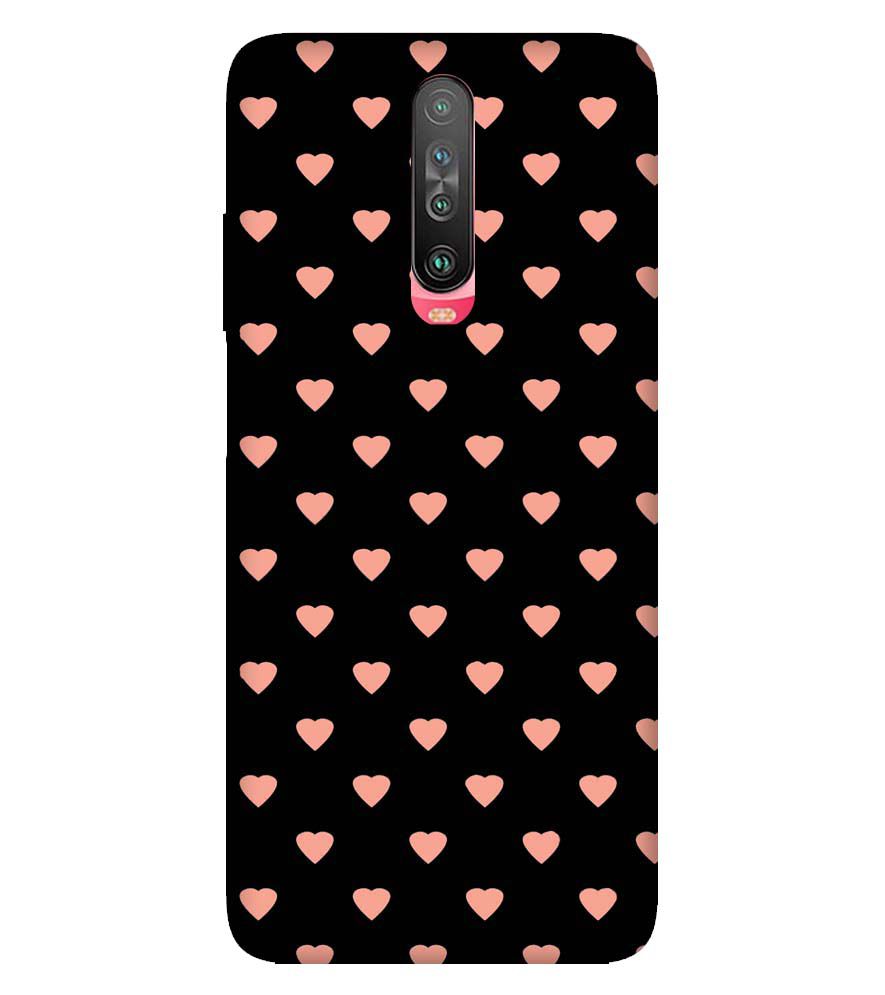 PS1318-Hearts All Over Back Cover for Xiaomi Redmi K30