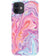 PS1319-Pink Premium Marble Back Cover for Apple iPhone 12