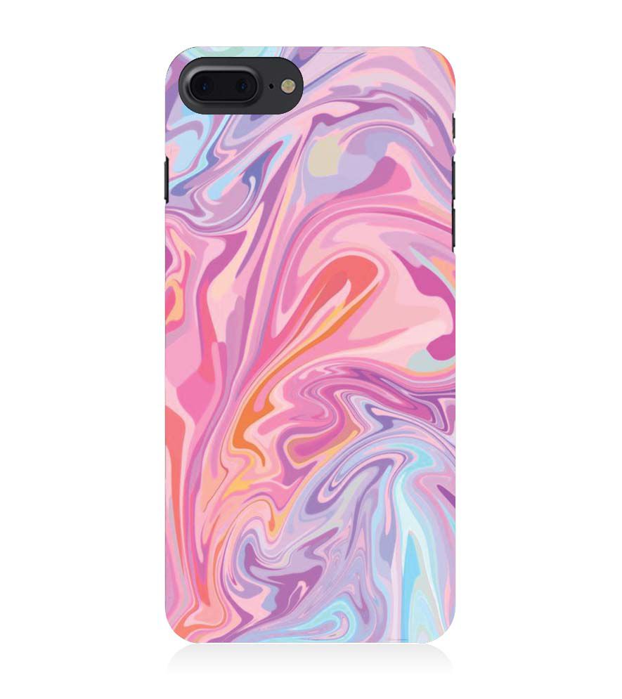 PS1319-Pink Premium Marble Back Cover for Apple iPhone 7 Plus