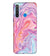 PS1319-Pink Premium Marble Back Cover for Realme Narzo 10