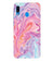 PS1319-Pink Premium Marble Back Cover for Samsung Galaxy A20