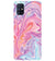 PS1319-Pink Premium Marble Back Cover for Samsung Galaxy M51