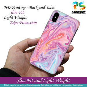 PS1319-Pink Premium Marble Back Cover for Oppo F17 Pro-Image2