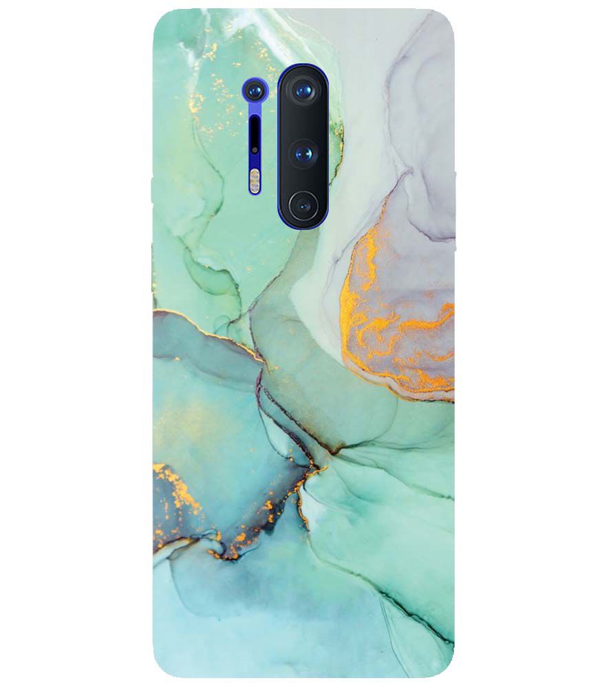 PS1320-Green Marble Premium Back Cover for OnePlus 8 Pro