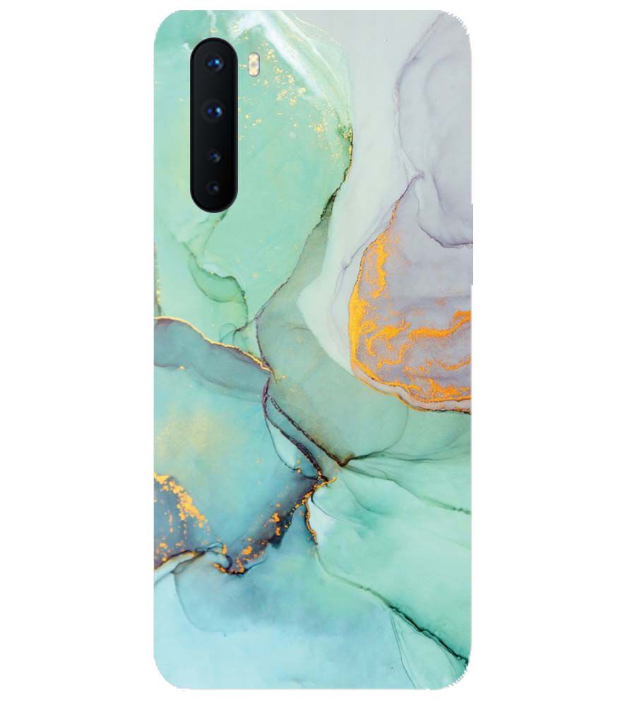 PS1320-Green Marble Premium Back Cover for OnePlus Nord