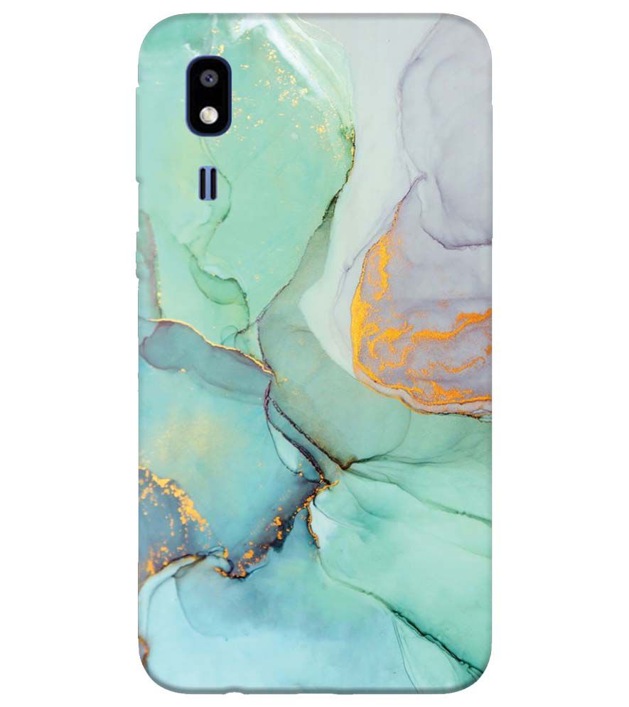 PS1320-Green Marble Premium Back Cover for Samsung Galaxy A2 Core