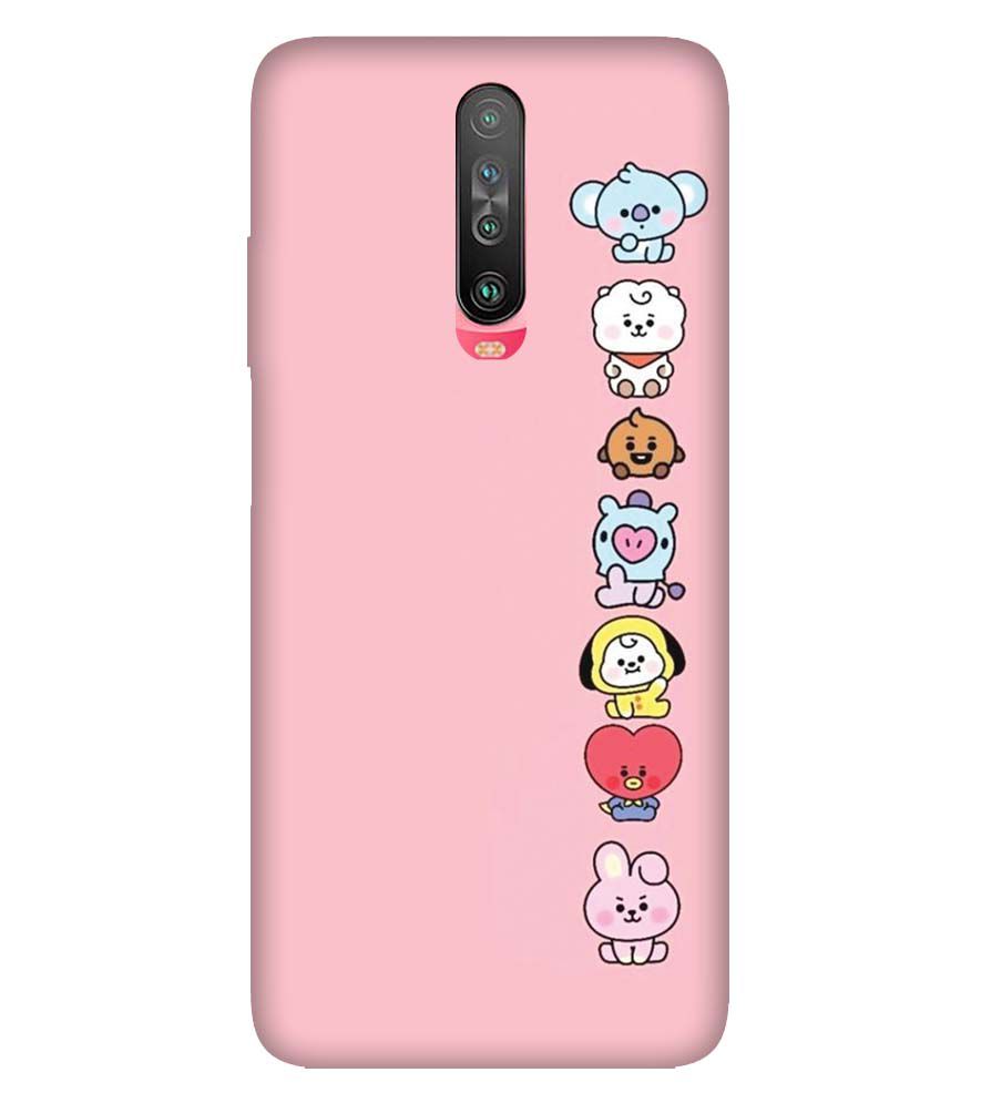 PS1321-Cute Loving Animals Girly Back Cover for Xiaomi Redmi K30