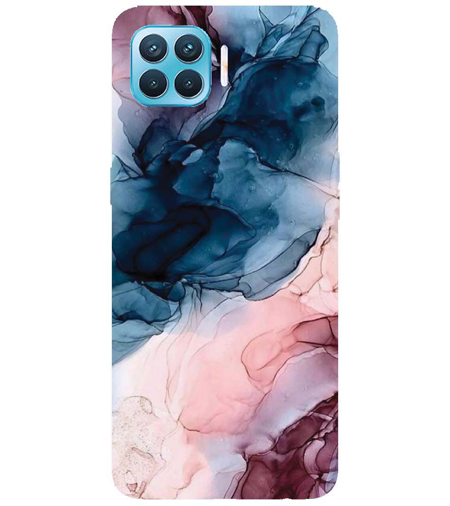 PS1323-Premium Marbles Back Cover for Oppo F17 Pro
