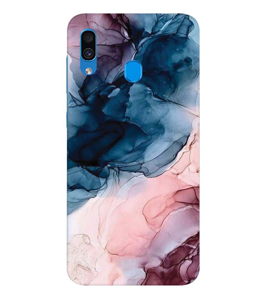 PS1323-Premium Marbles Back Cover for Samsung Galaxy A20