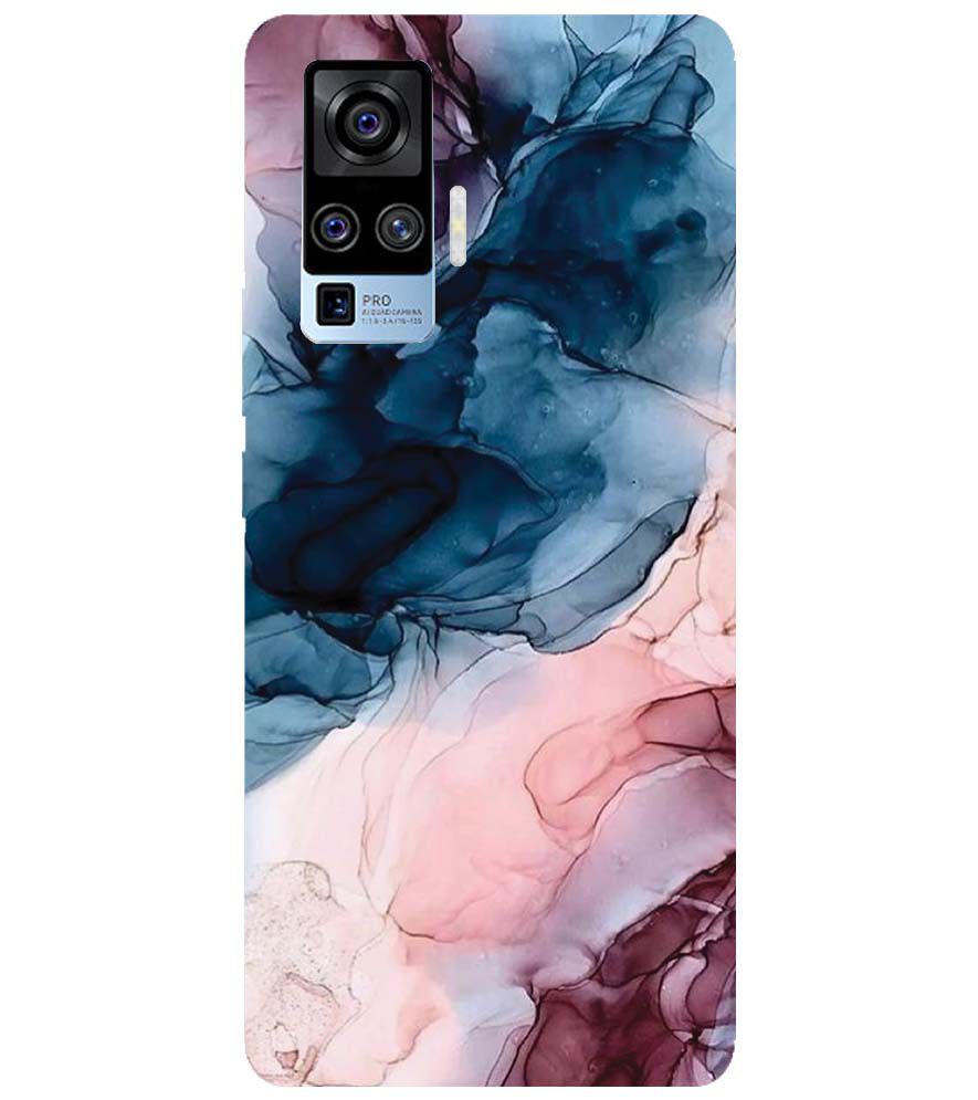PS1323-Premium Marbles Back Cover for vivo X50 Pro