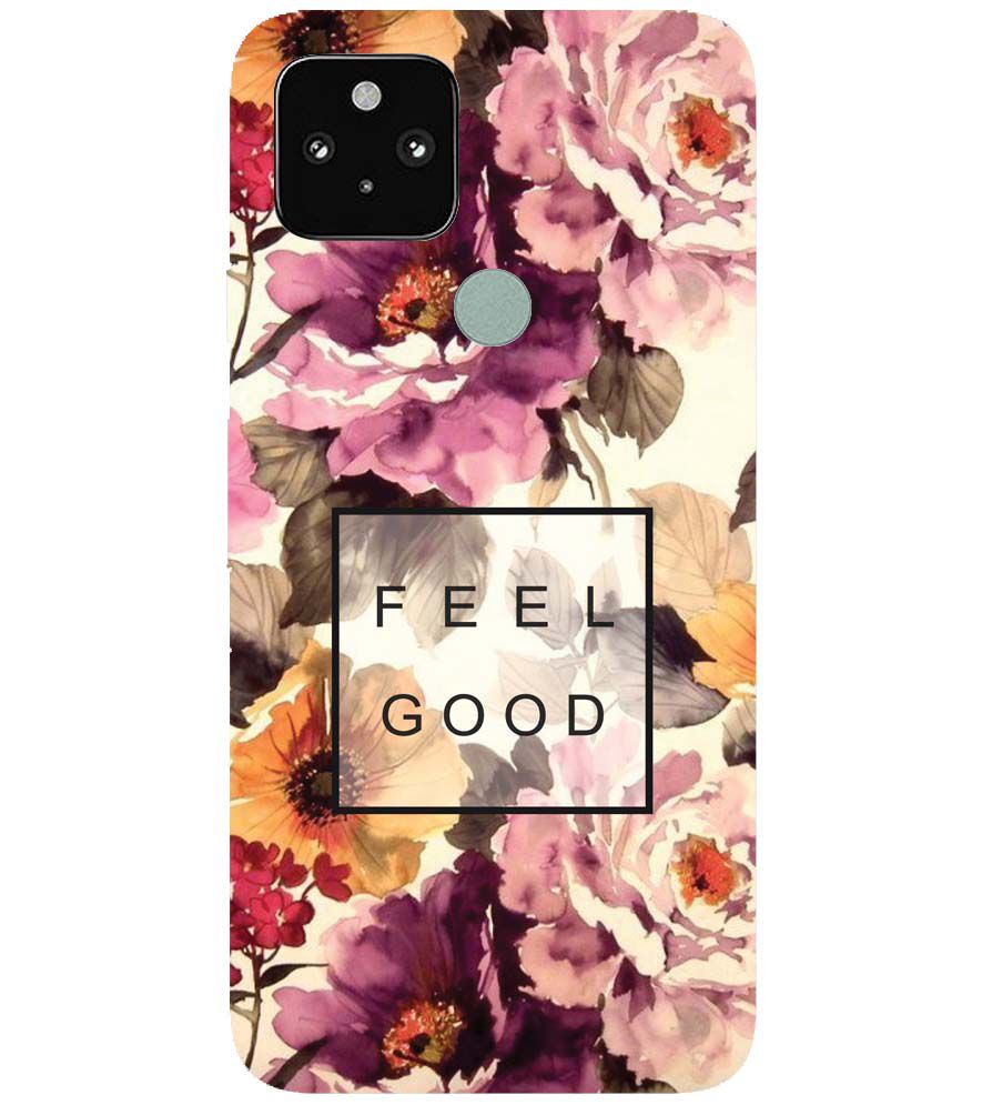 PS1324-Feel Good Flowers Back Cover for Google Pixel 5