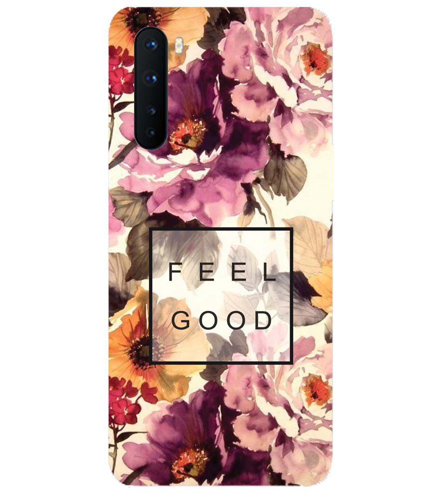 PS1324-Feel Good Flowers Back Cover for OnePlus Nord