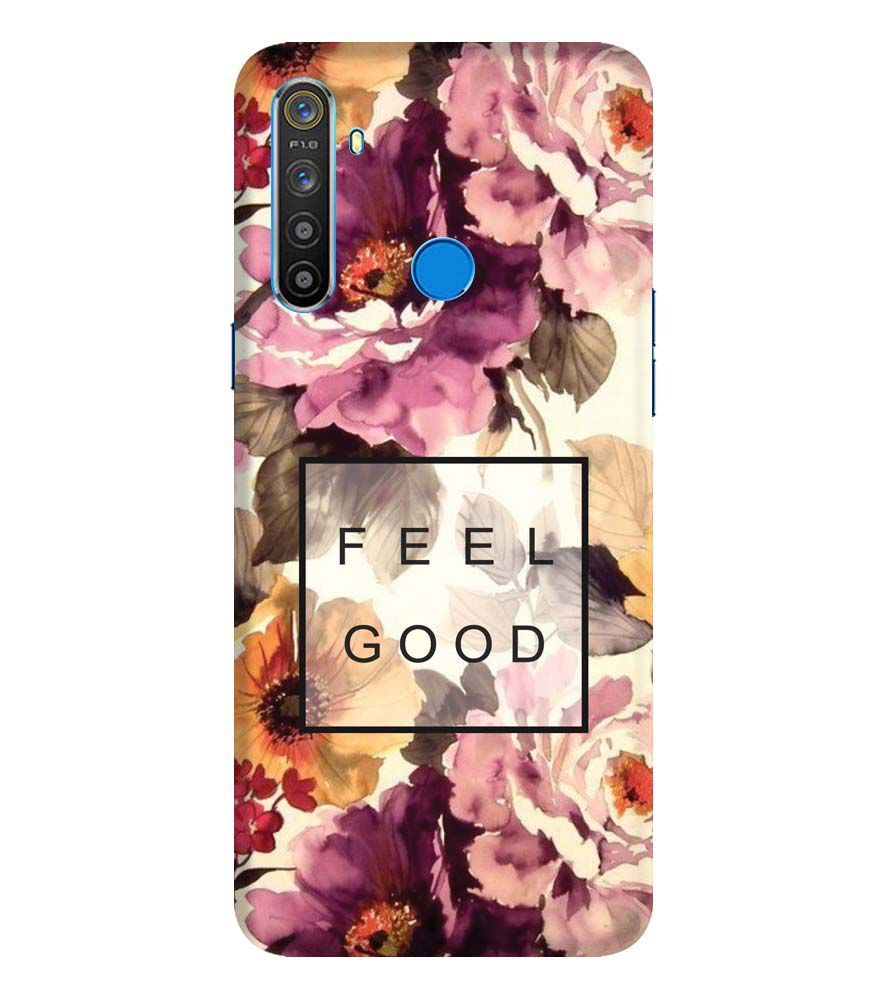 PS1324-Feel Good Flowers Back Cover for Realme Narzo 10