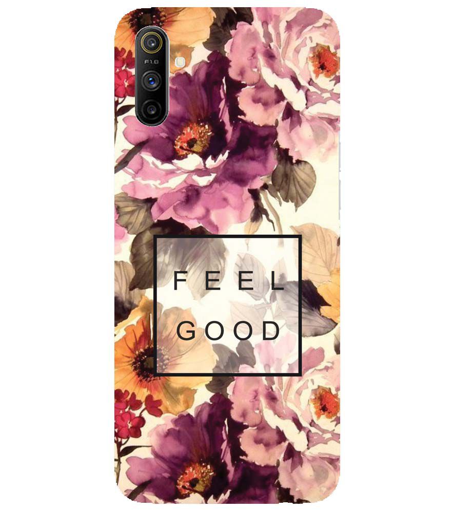 PS1324-Feel Good Flowers Back Cover for Realme Narzo 10A