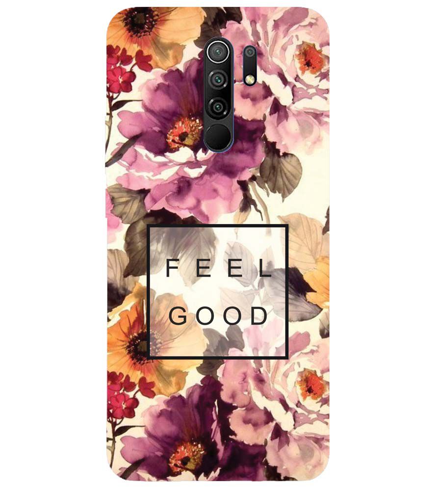 PS1324-Feel Good Flowers Back Cover for Xiaomi Poco M2