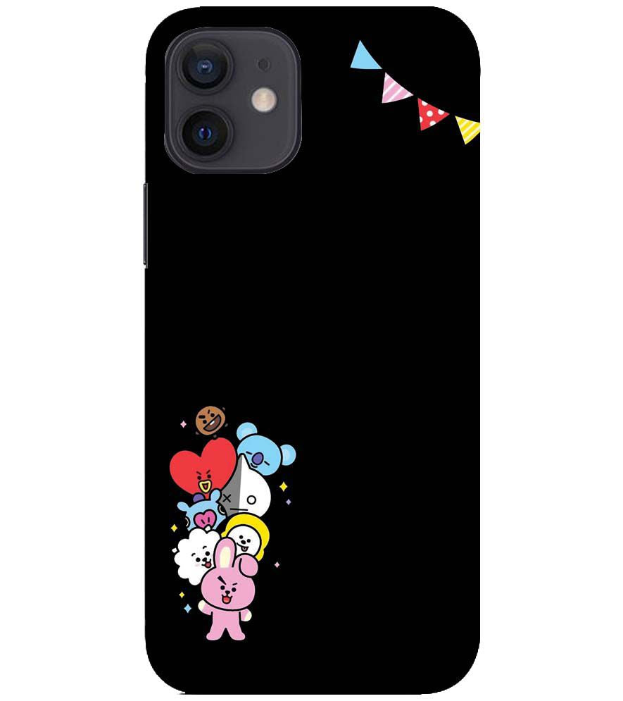PS1325-Animals Brigade Back Cover for Apple iPhone 12