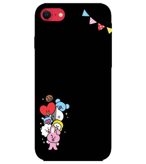 PS1325-Animals Brigade Back Cover for Apple iPhone SE (2020)