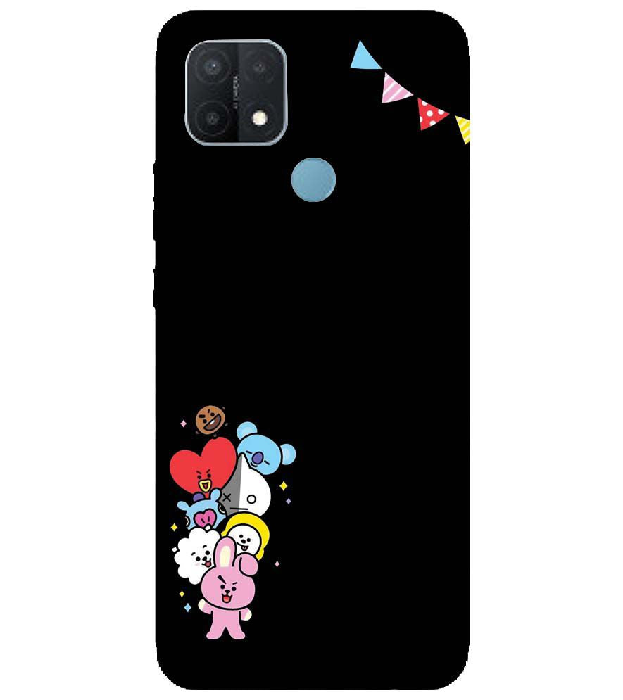 PS1325-Animals Brigade Back Cover for Oppo A15 and Oppo A15s