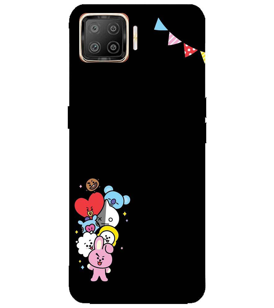 PS1325-Animals Brigade Back Cover for Oppo F17