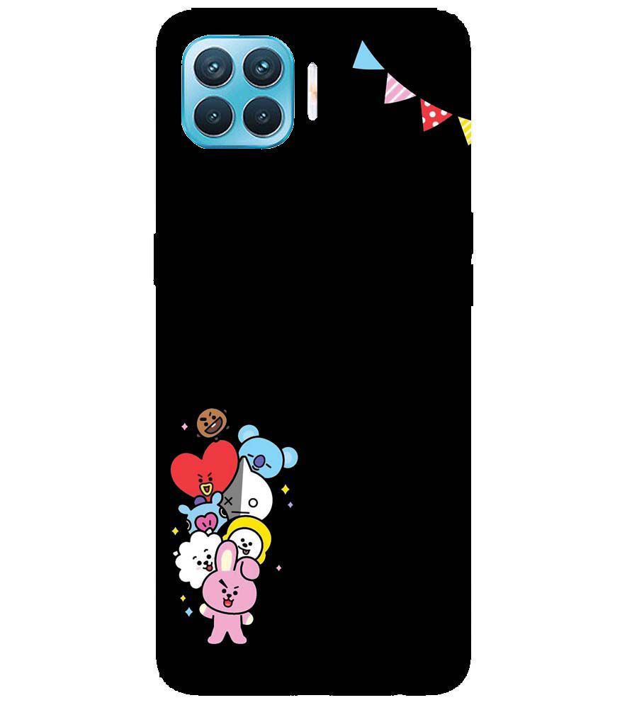 PS1325-Animals Brigade Back Cover for Oppo F17 Pro