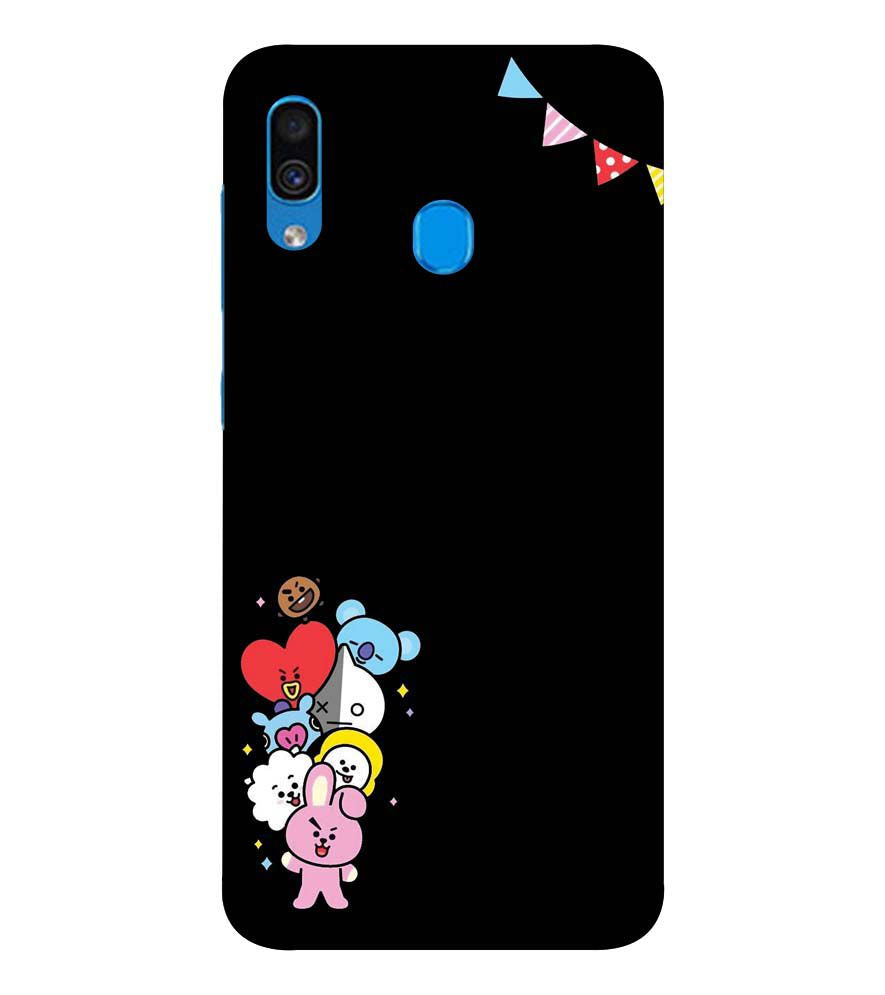 PS1325-Animals Brigade Back Cover for Samsung Galaxy A20
