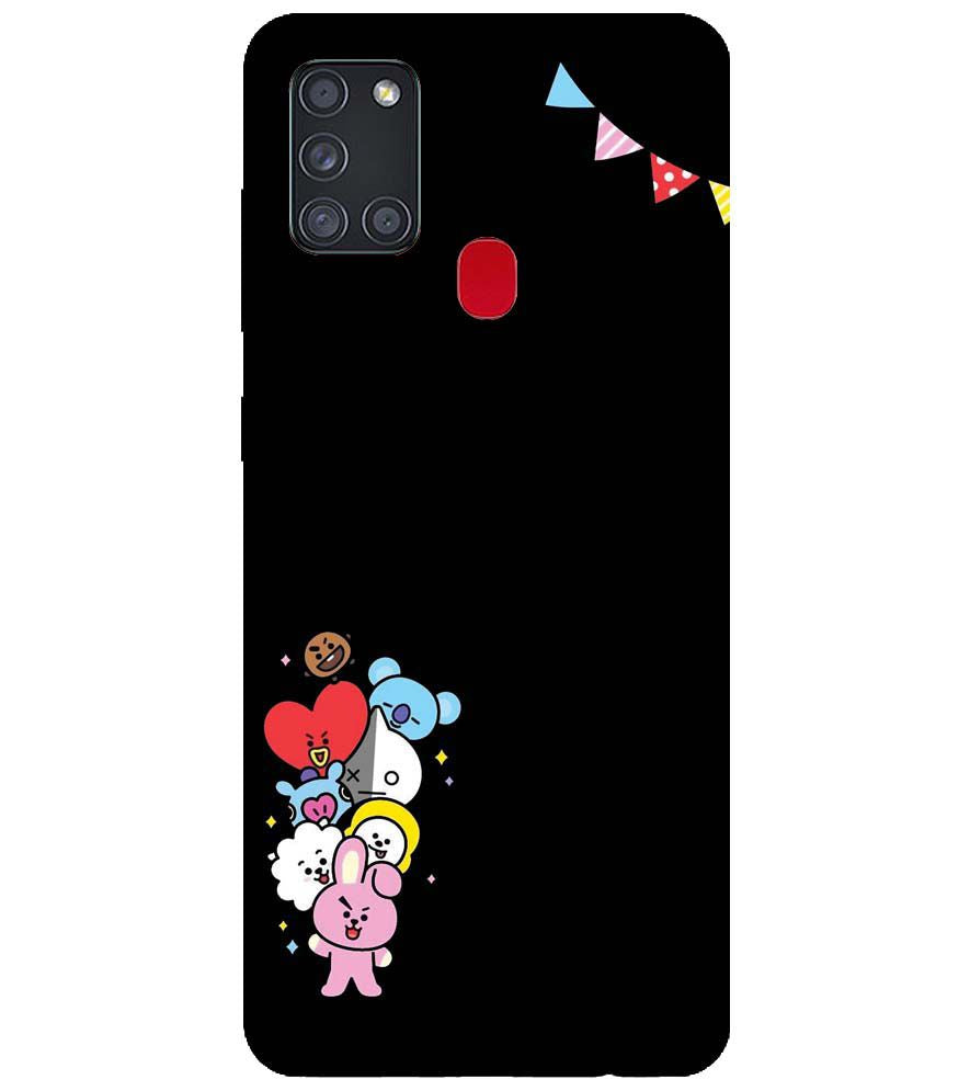 PS1325-Animals Brigade Back Cover for Samsung Galaxy A21s