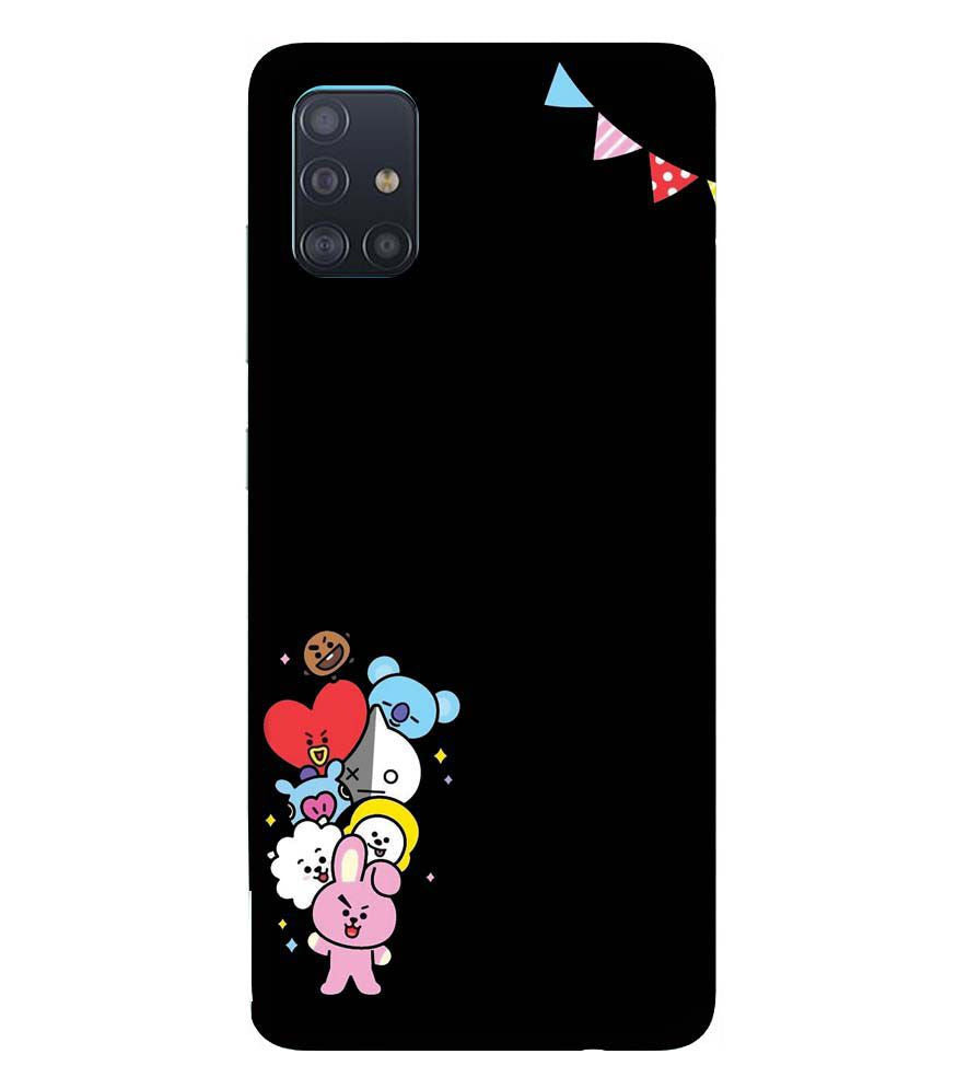 PS1325-Animals Brigade Back Cover for Samsung Galaxy A51