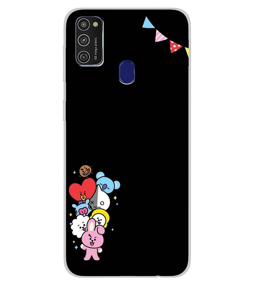 PS1325-Animals Brigade Back Cover for Samsung Galaxy M21