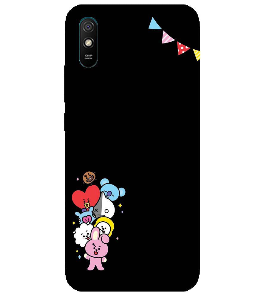 PS1325-Animals Brigade Back Cover for Xiaomi Redmi 9i