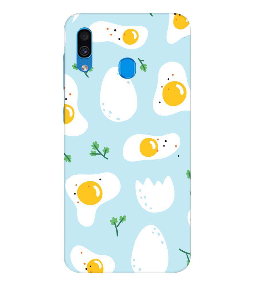 PS1326-Natural Abstract Pattern Back Cover for Samsung Galaxy A20