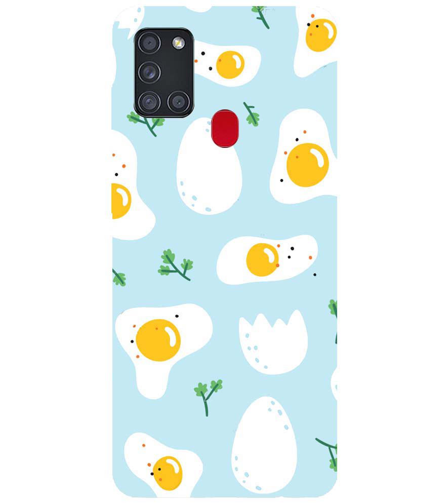 PS1326-Natural Abstract Pattern Back Cover for Samsung Galaxy A21s